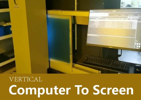 Computador do decalque CTS para selecionar a exposição da definição 2540dpi 1200x1300mm da máquina
